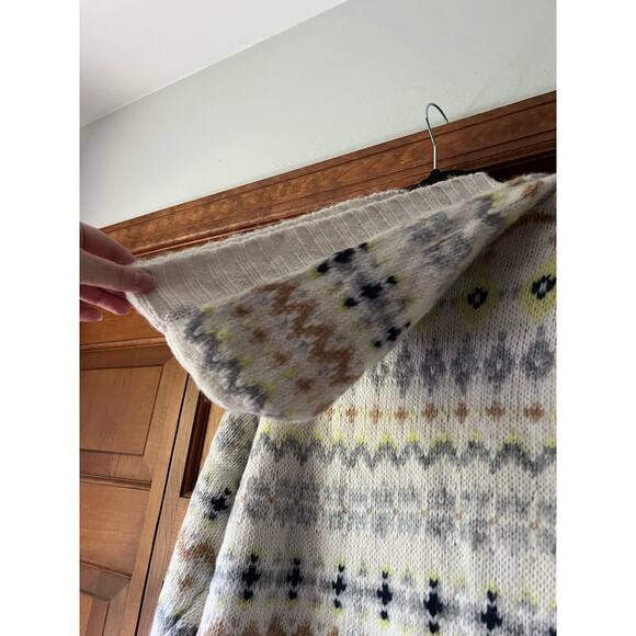 NWT American Eagle Women's Soft & Cozy Fair Isle Sweater Hoodie Multicolor SZ XS - Picture 12 of 12